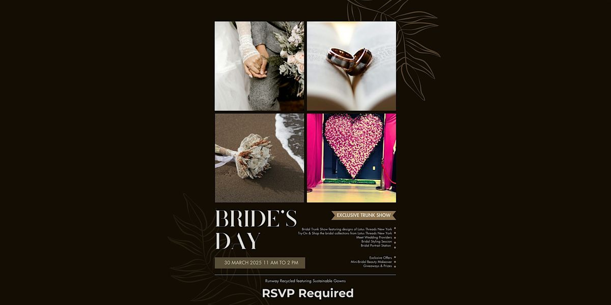 Bride\u2019s Day: Sustainable Bridal Expo Preview ft Lotus Threads