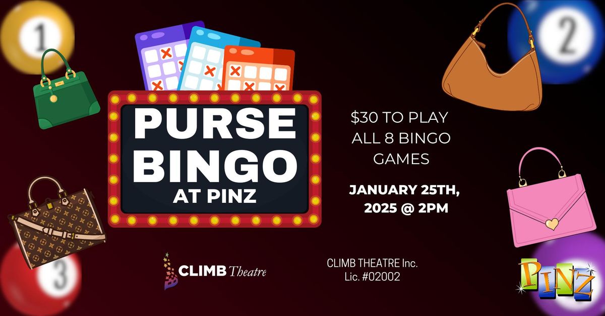 Purse Bingo at PINZ