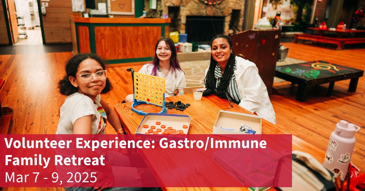 Volunteer Experience: Gastro\/Immune Family Weekend