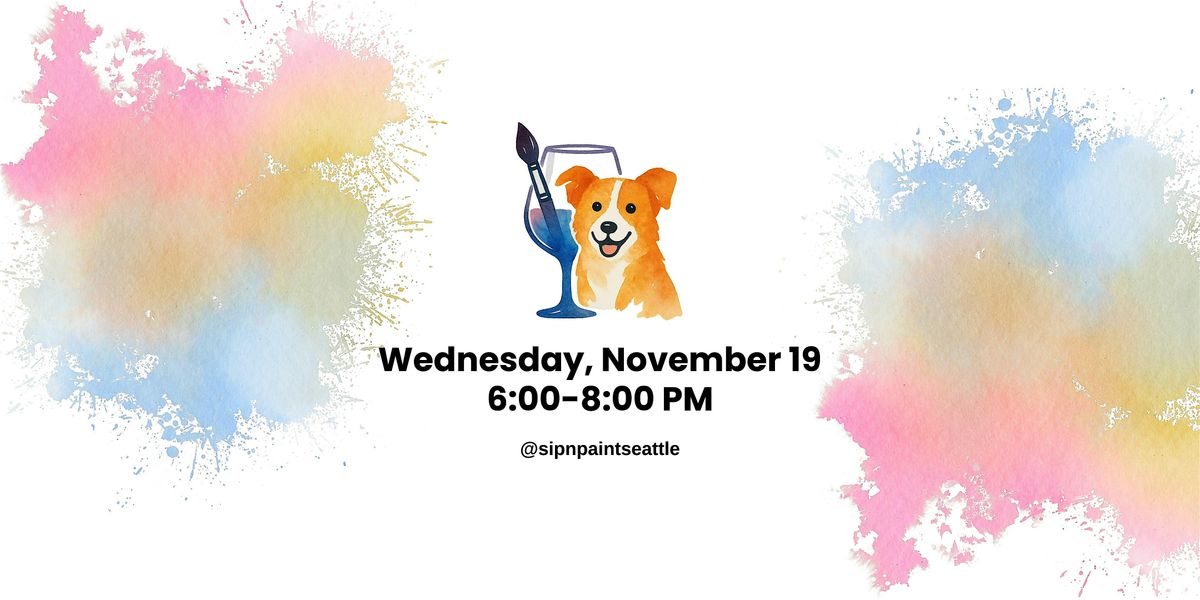 Sip n Paint your pets!