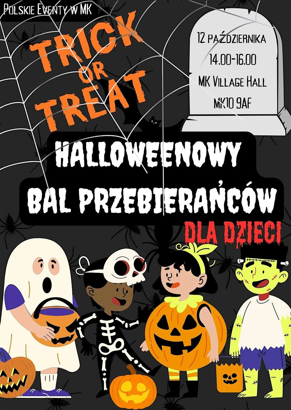 Halloweenowy Bal Przebiera\u0144c\u00f3w dla Dzieci