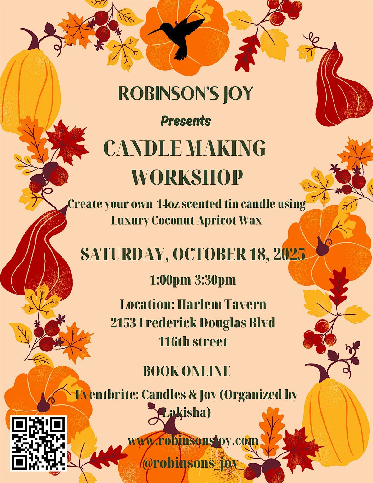 Candles & Joy Workshop