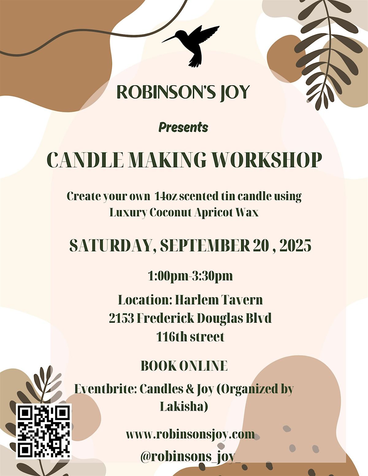 Candles & Joy Workshop