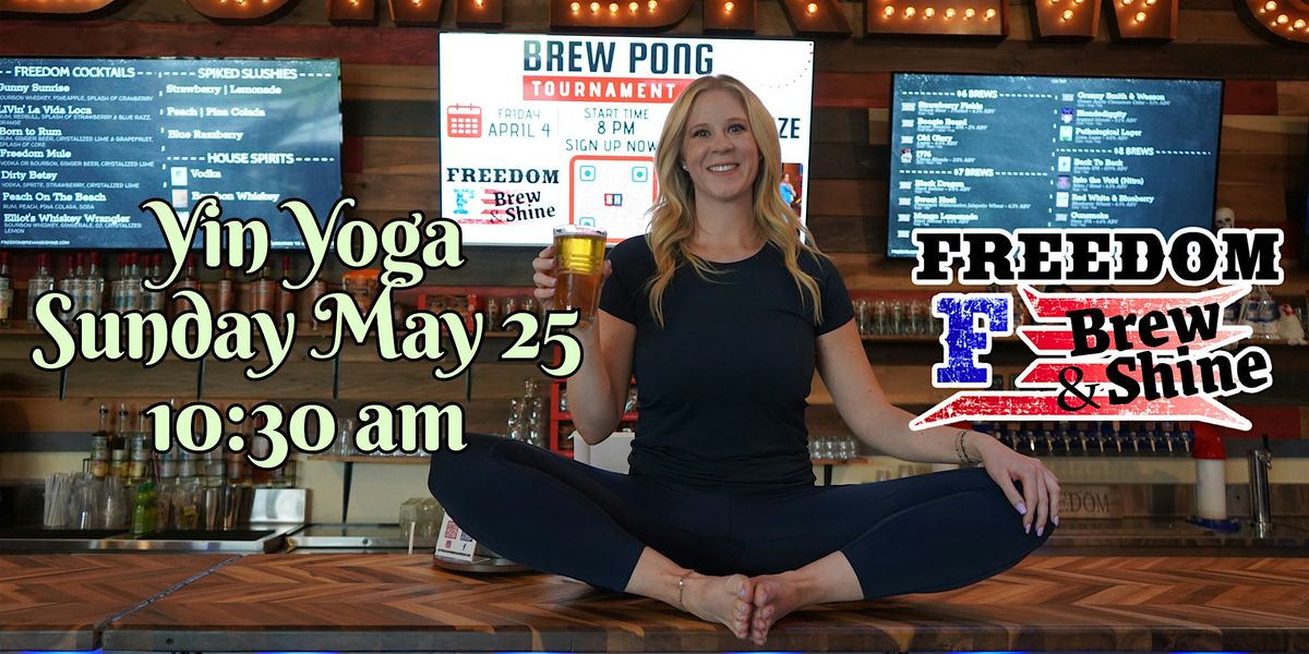 Yin on Tap with Ally at Freedom Brew & Shine