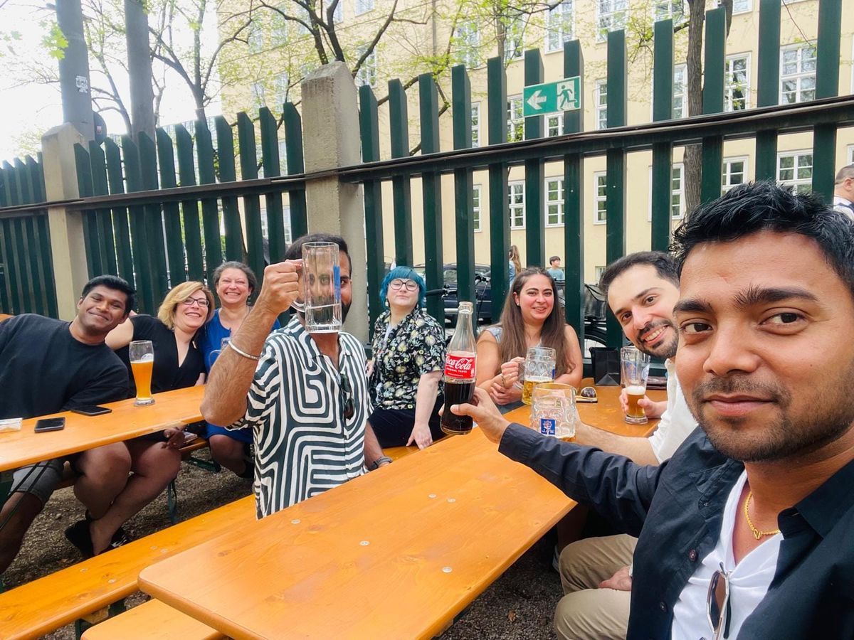 Munich Expats at the Biergarten