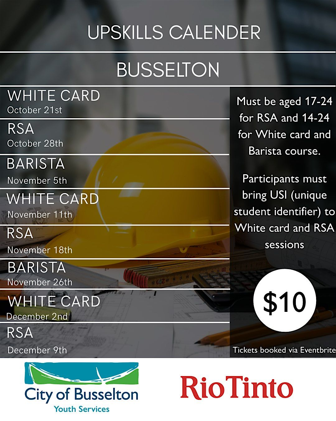 Introductory barista course