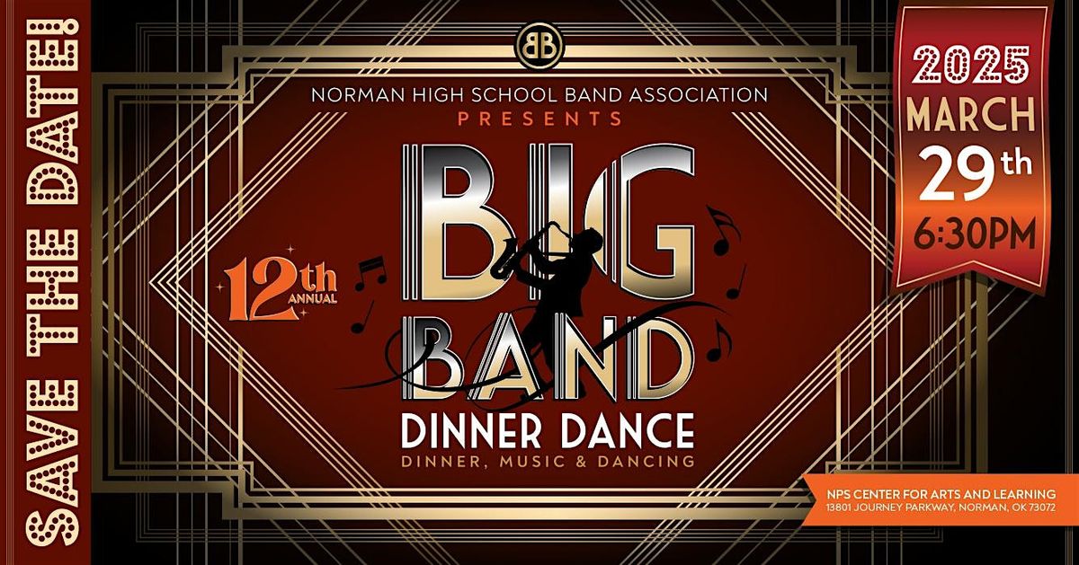 12th Annual Big Band Dinner Dance, Benefitting the Norman High School Band