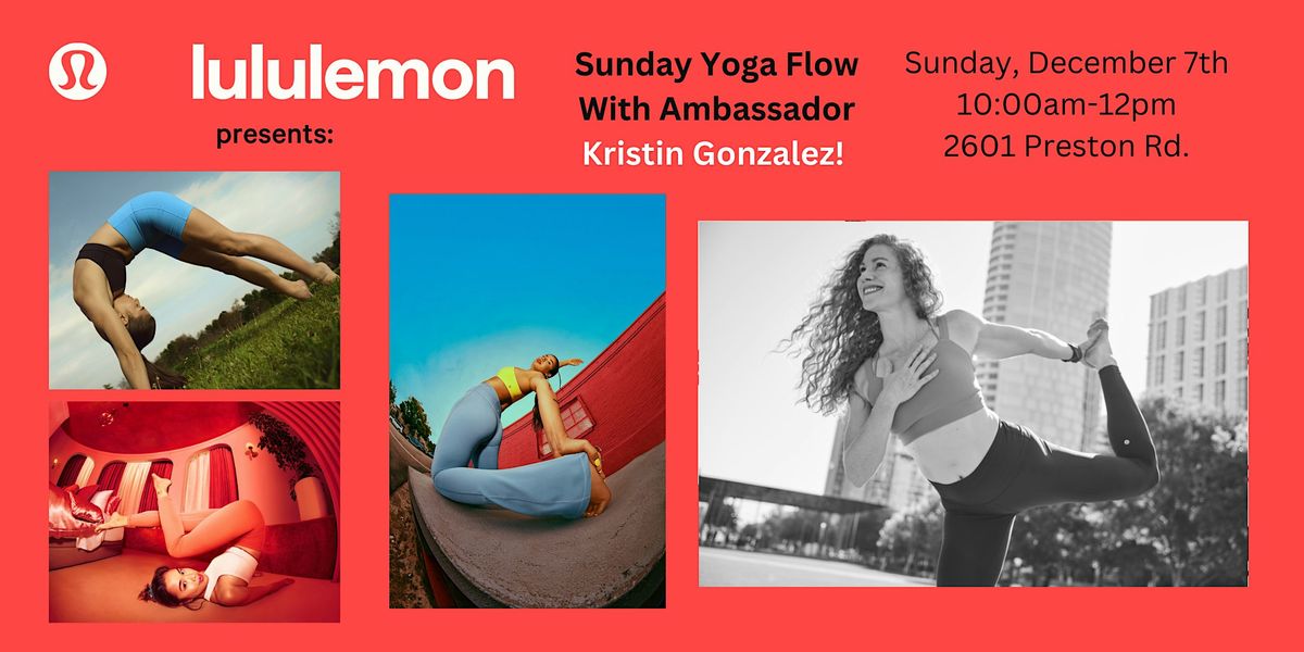 December Yoga + Holiday Shop with lululemon