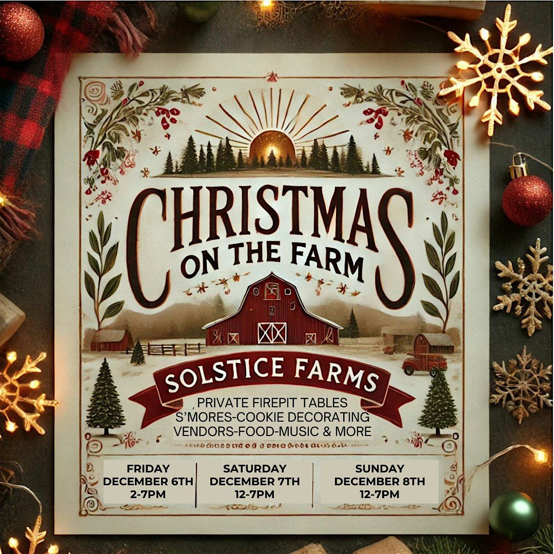 Christmas on The Farm: Private Firepit Table Reservation