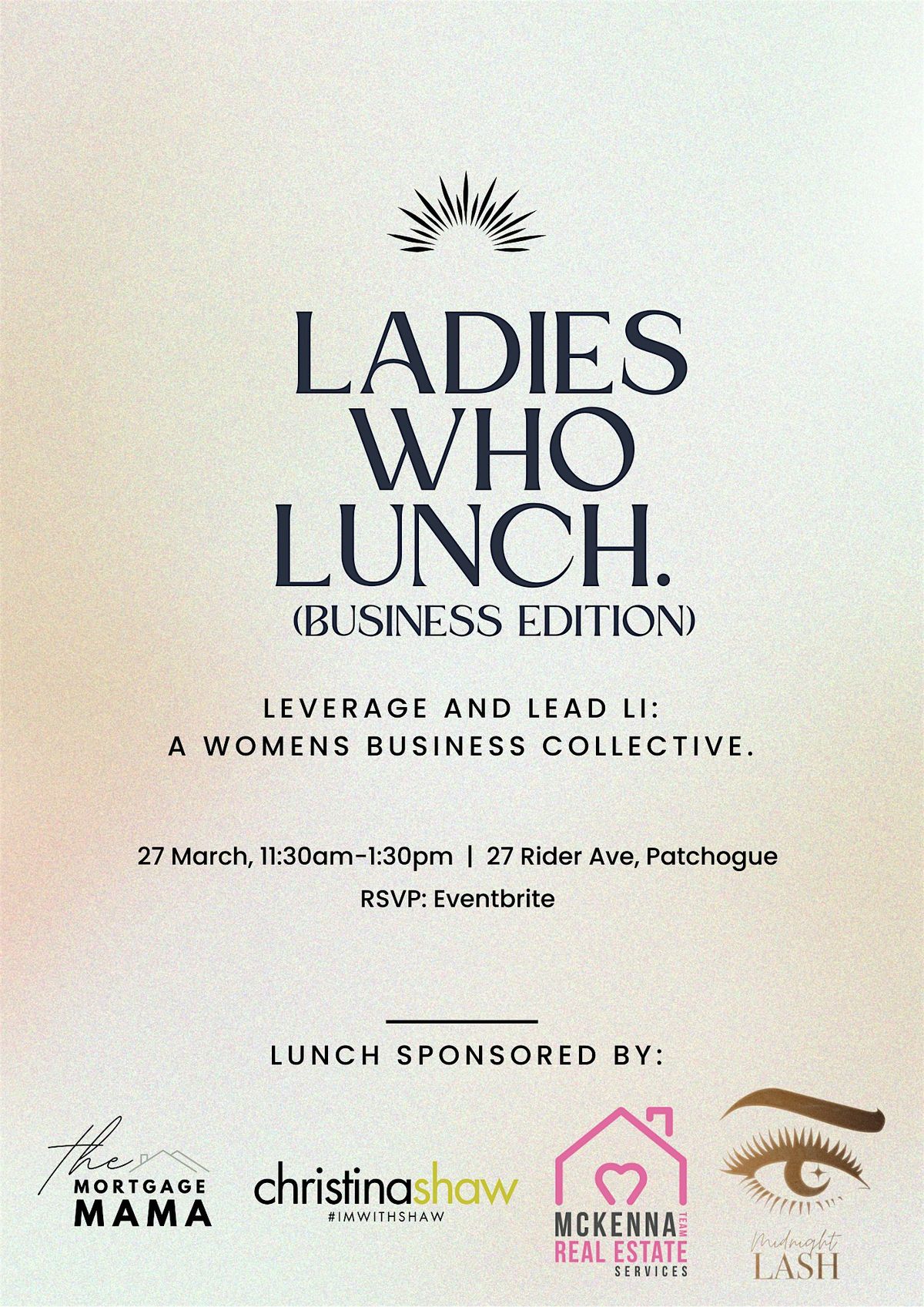 Ladies Who Lunch: Business Edition