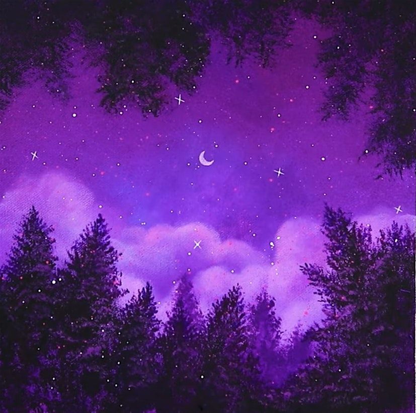 Purple Haze Paint Night Party