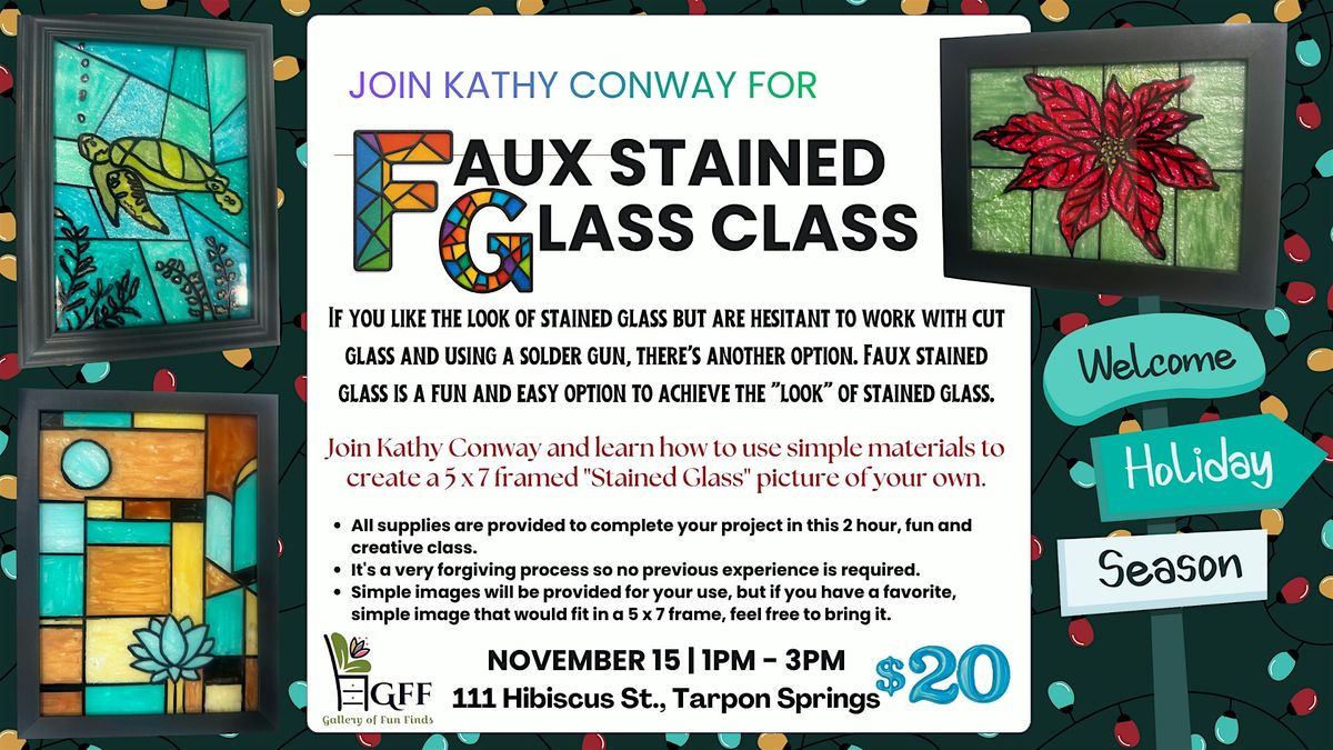 Faux Stained Glass Class