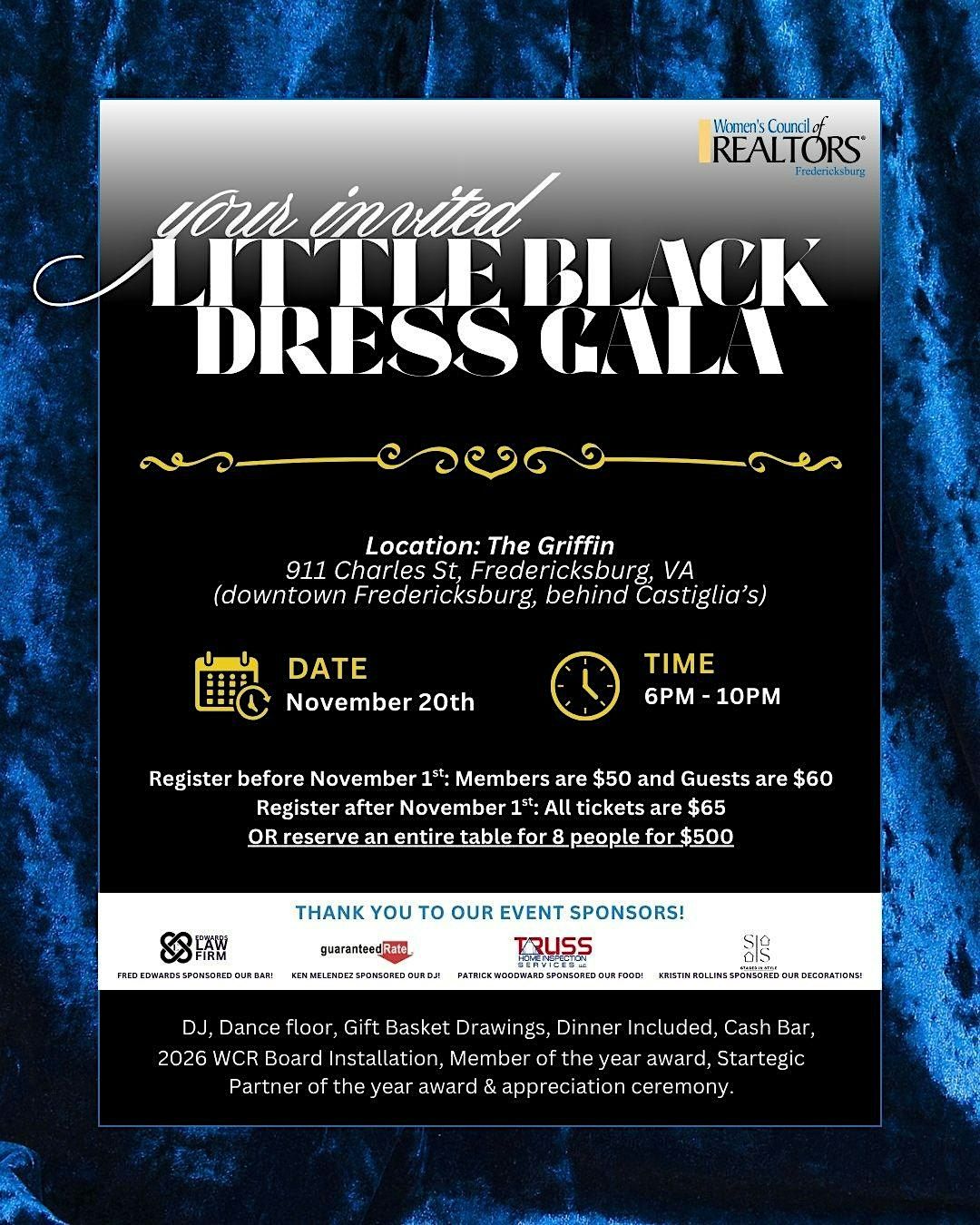 Women's Council Of Realtors Little Black Dress Gala