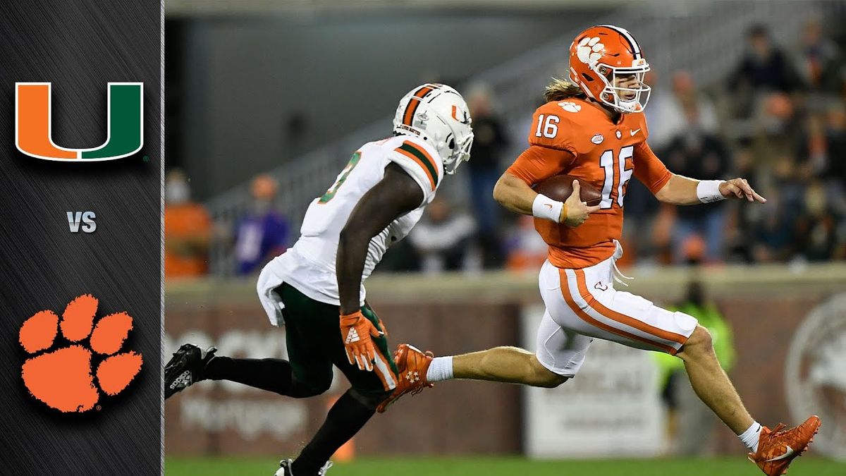 Miami Hurricanes vs. Clemson Tigers