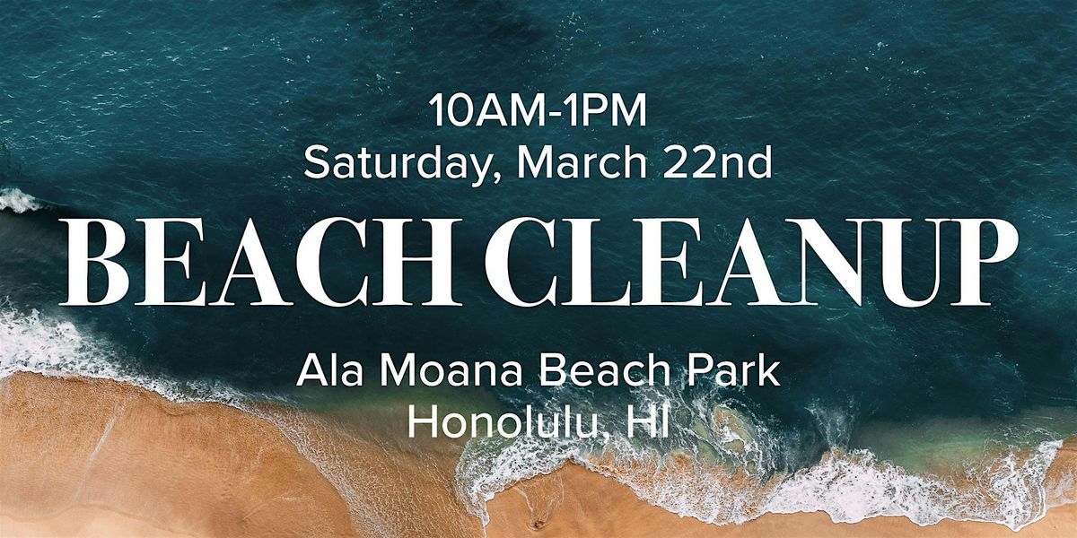 Ala Moana Beach Cleanup