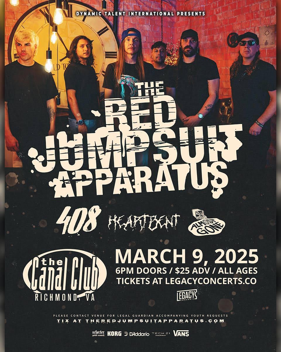 Red Jumpsuit Apparatus at Canal Club