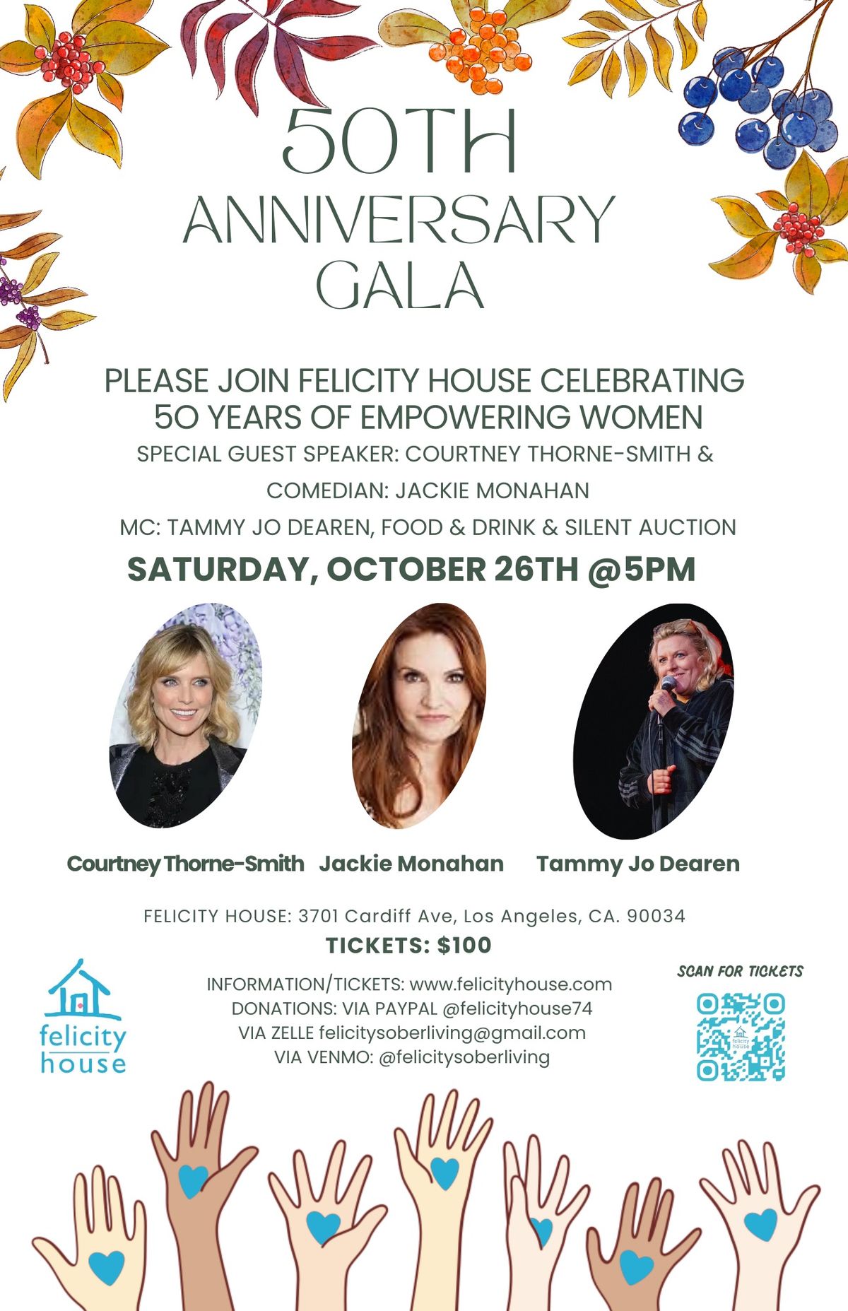 Felicity House 50th Anniversary Gala