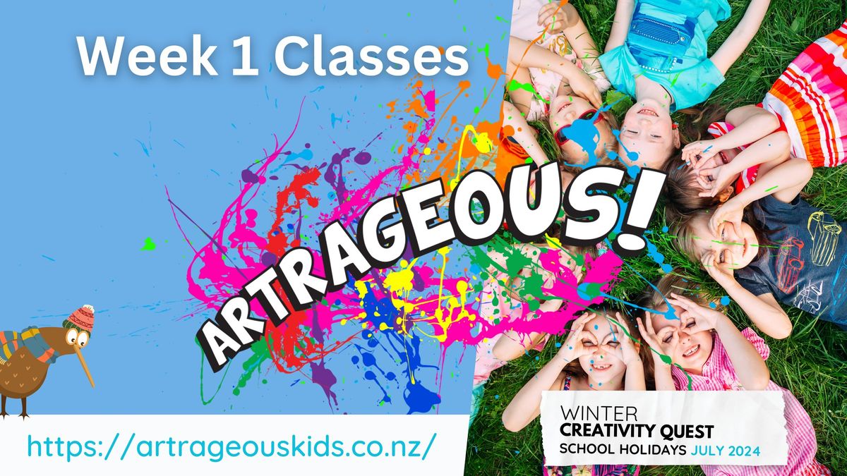 Artrageous School Holiday Programme July 2024 - Winter Creativity Quest