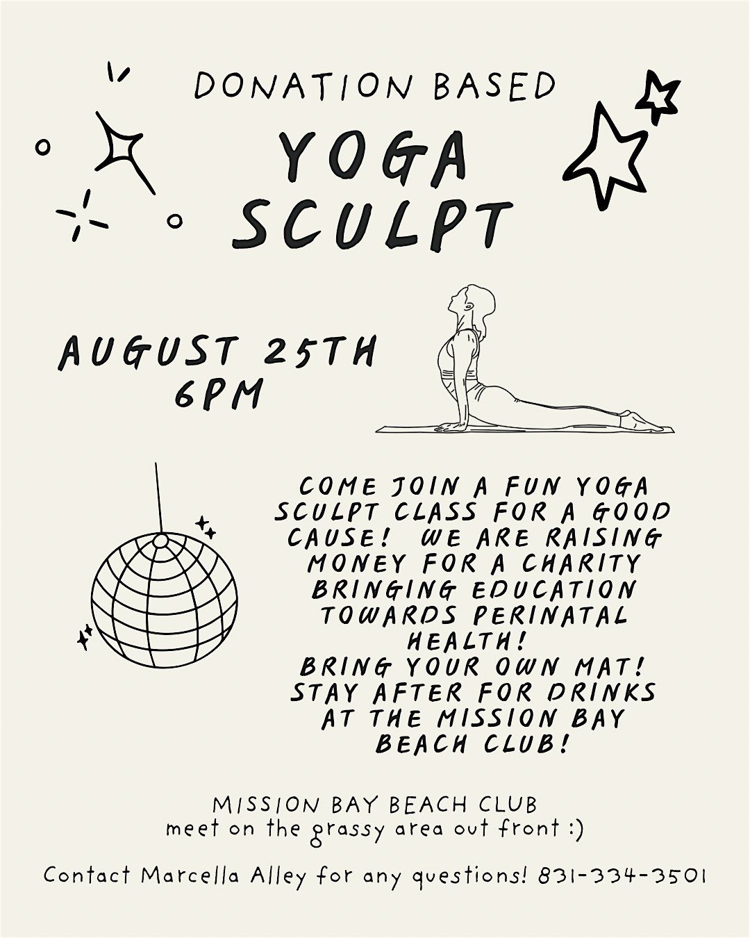 Sculpt By The Bay: Benefiting Every Mother Counts