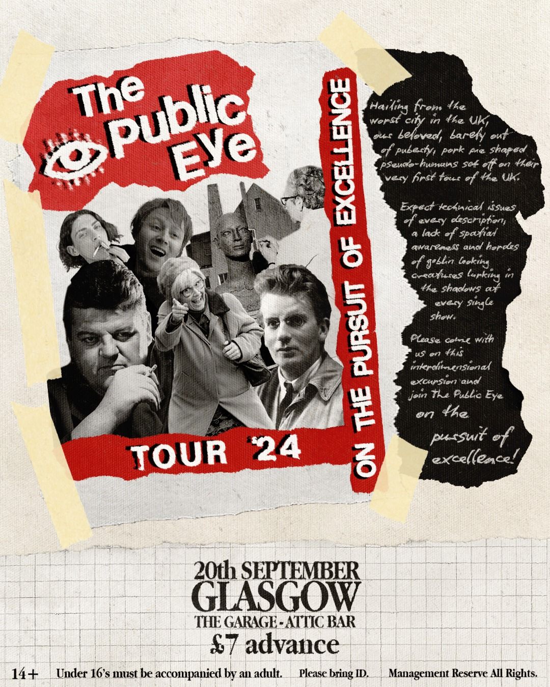 The Public Eye UK Tour - GLASGOW