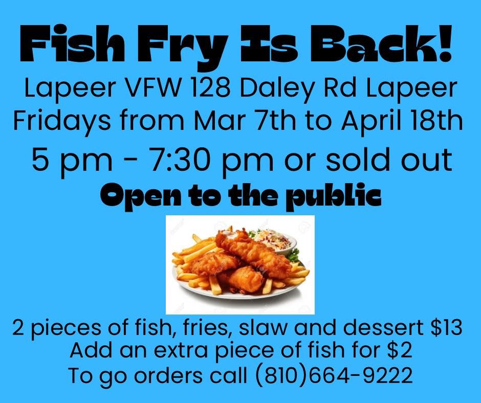 FRIDAY FISH FRY