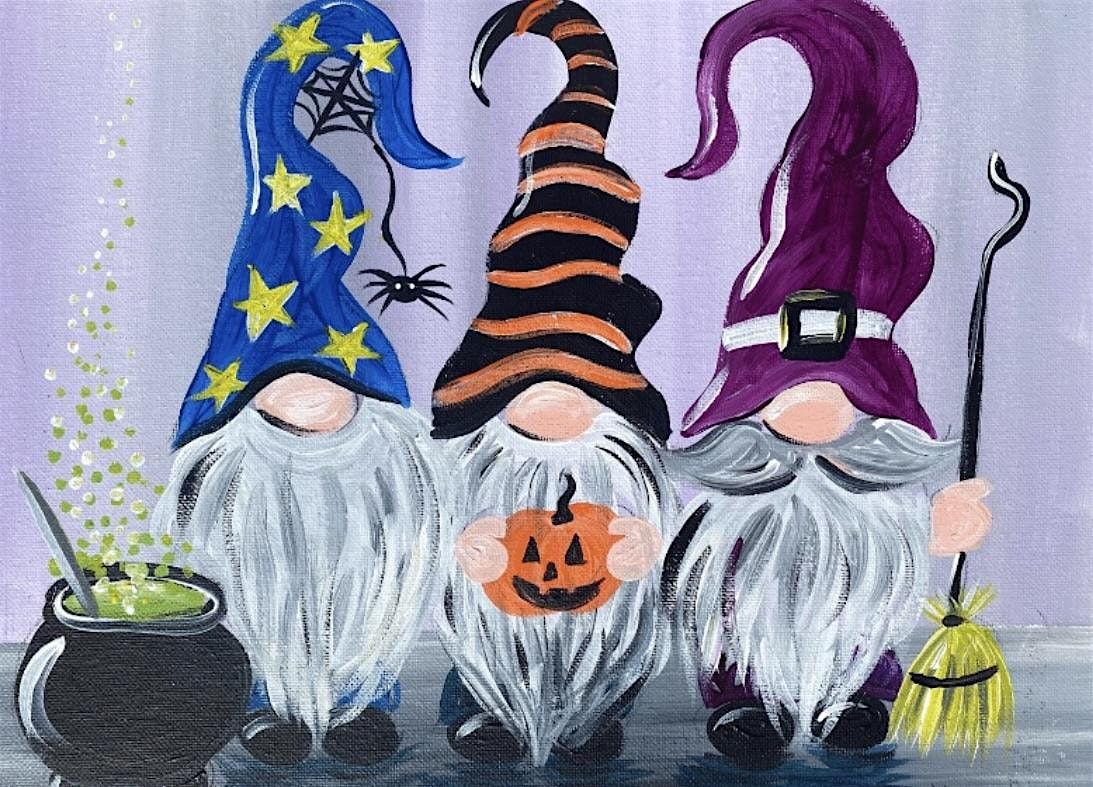 Halloween Gnome Canvas Workshop PM