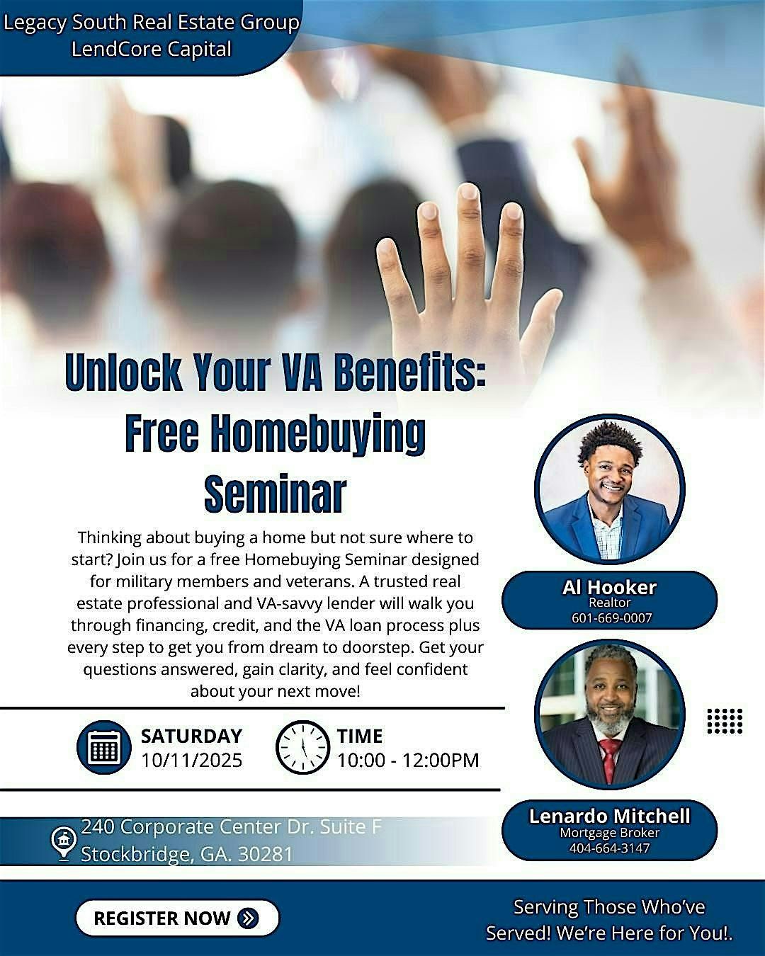 Unlock Your VA Benefits: Free Homebuying Seminar