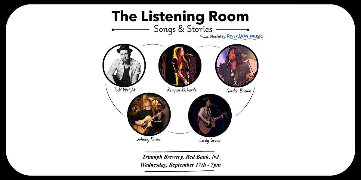The Listening Room: Songs & Stories hosted by RiverJAM Music