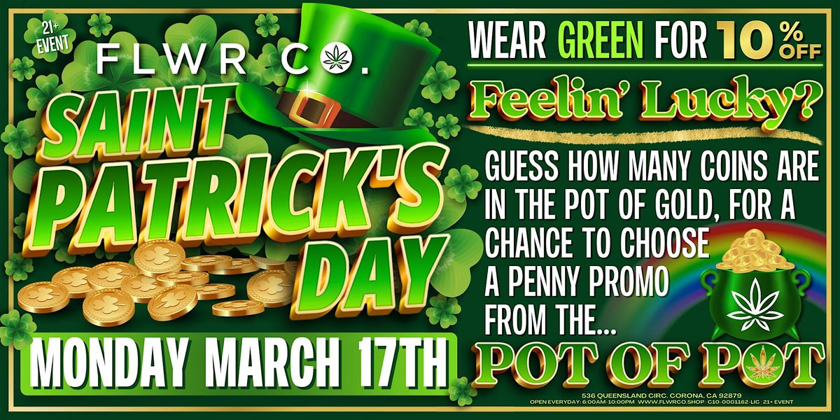 Luck of the Green at FLWR CO: Saint Patrick\u2019s Day Celebration