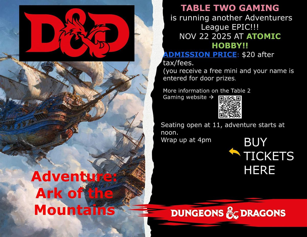 D&D EPIC @ Atomic Hoby Shop