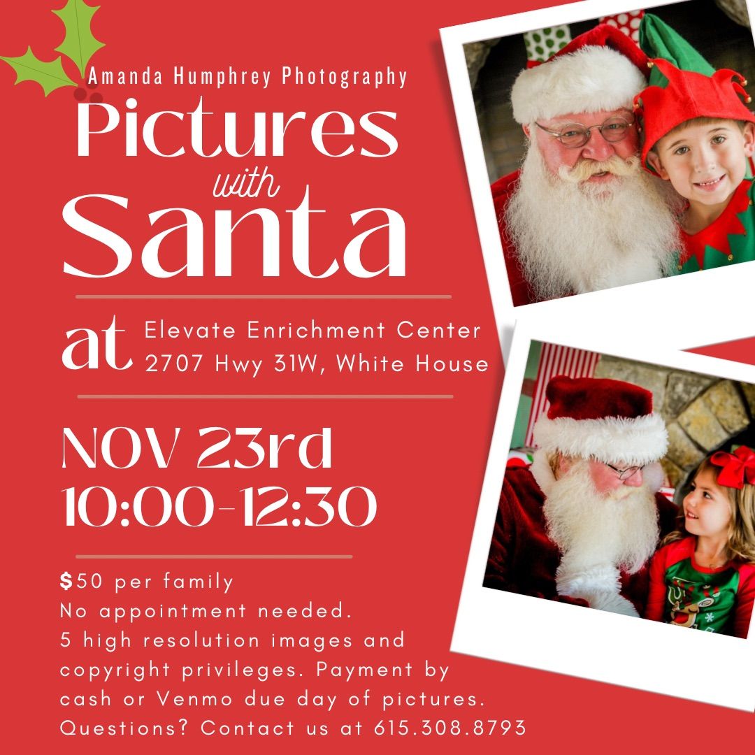 SANTA PICTURES with Amanda Humphrey Photography! \ud83c\udf85\ud83c\udffc