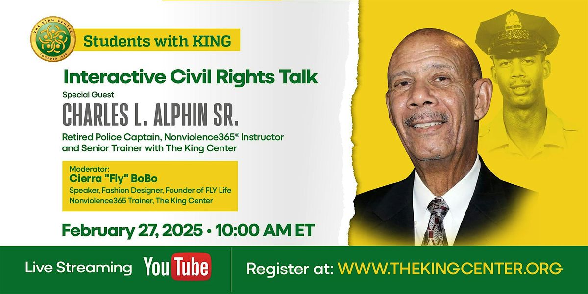 Students with King Interactive Civil Rights Talk