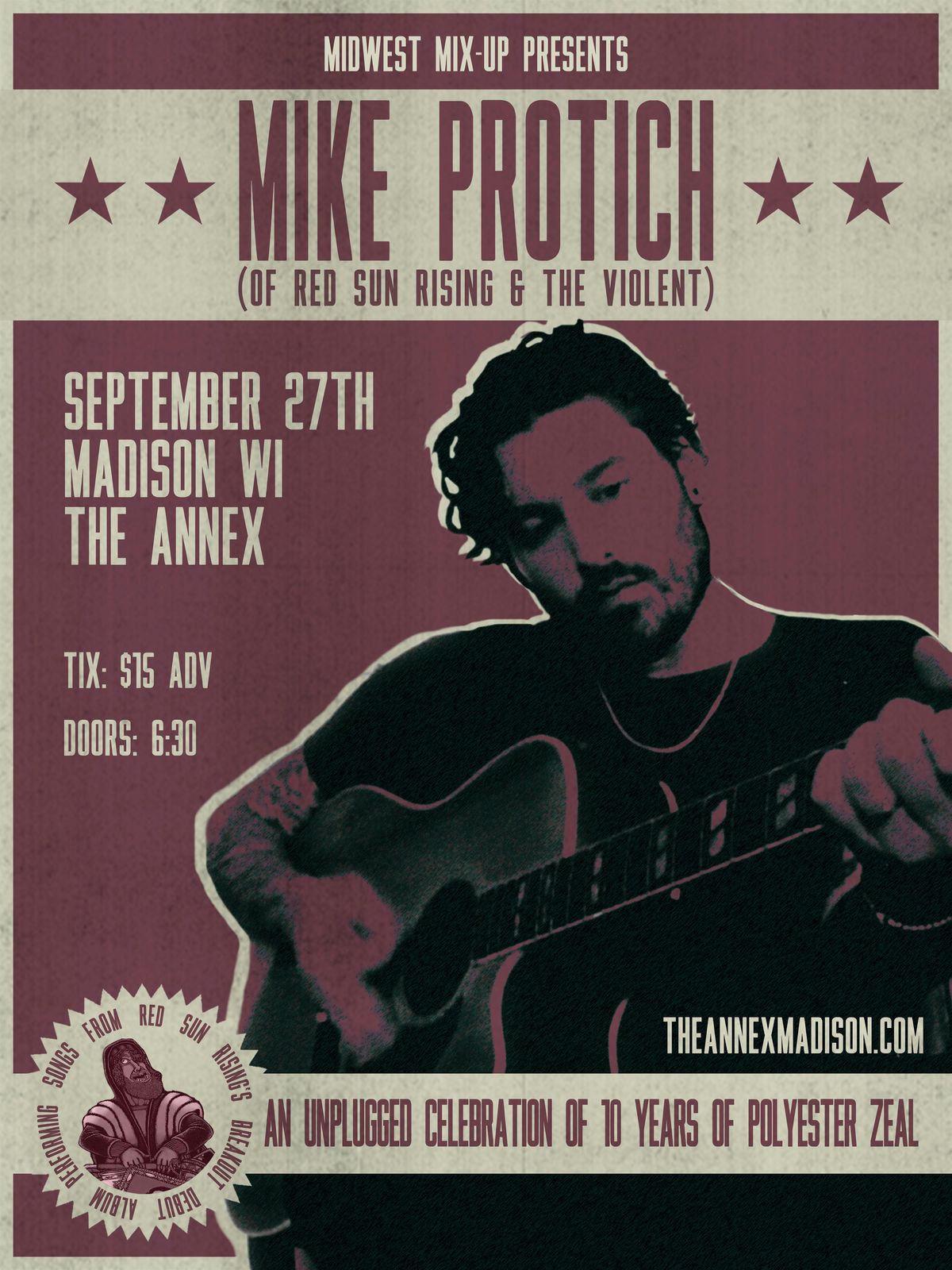 Mike Protich Of Red Sun Rising & The Violent (Unplugged)