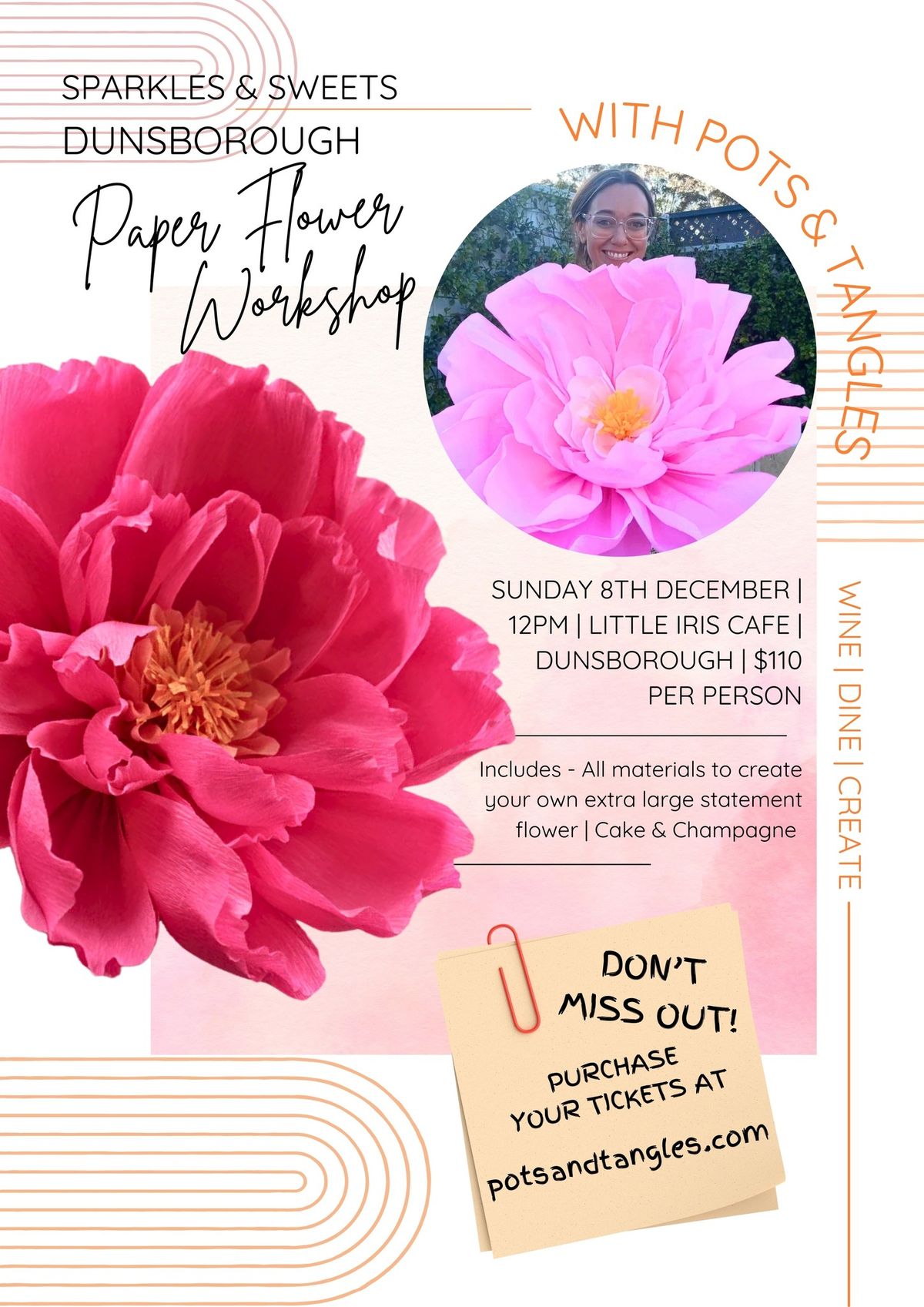 DUNSBOROUGH - Paper Flower Workshop