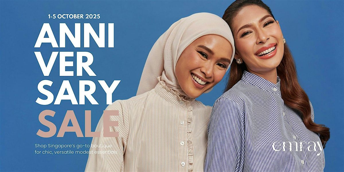 Anniversary Sale at Emray \u2013 Sustainable Modestwear in Singapore