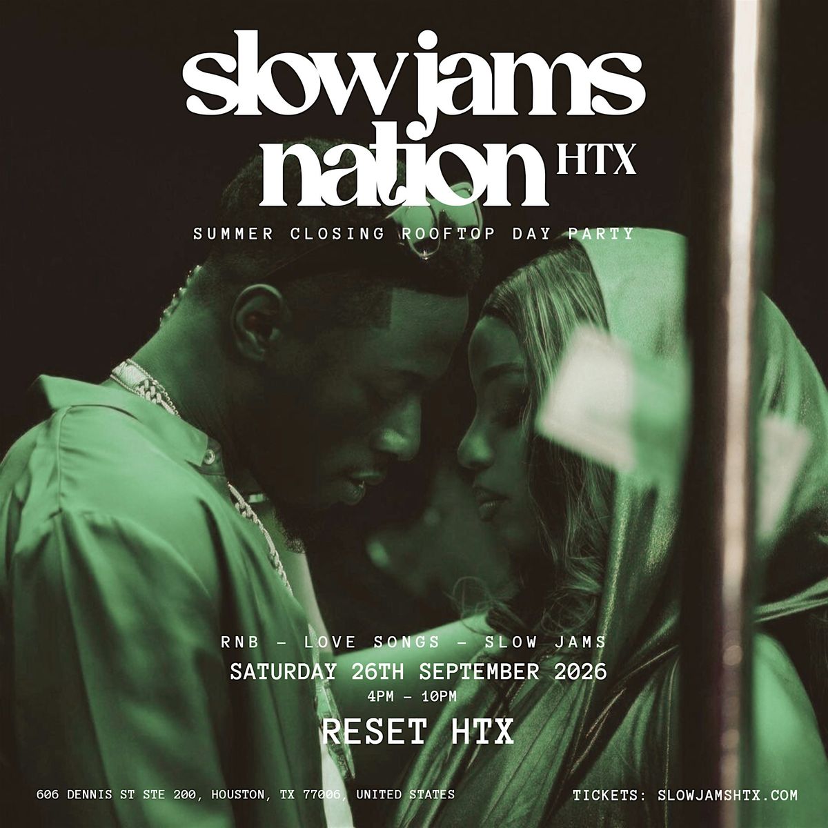SLOW JAMS HTX - Slow Jams & RnB Rooftop Day Party