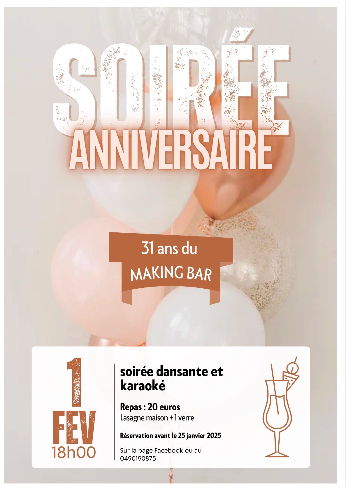 31 ans du Making Bar 