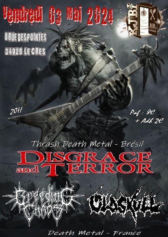 DISGRACE and TERROR + BREEDING CHAOS + OLDSKULL