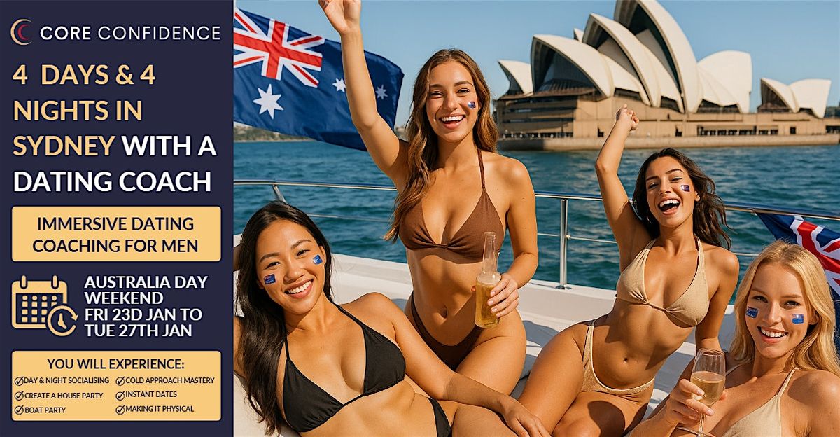 4 Days & 4 Nights in Sydney with a Dating Coach | Master Cold Approach