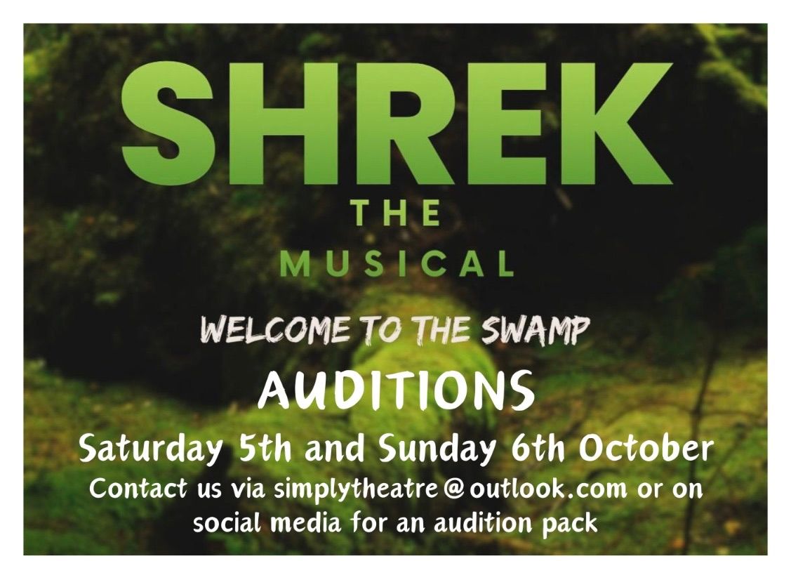 Shrek Auditions (Workshop call - for all adults) 