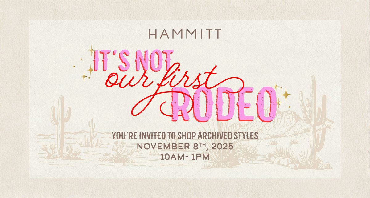 Hammitt Sample Sale: It's Not Our First Rodeo!