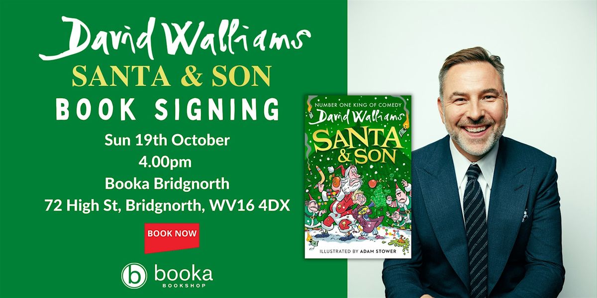 David Walliams - Santa & Son Book Signing