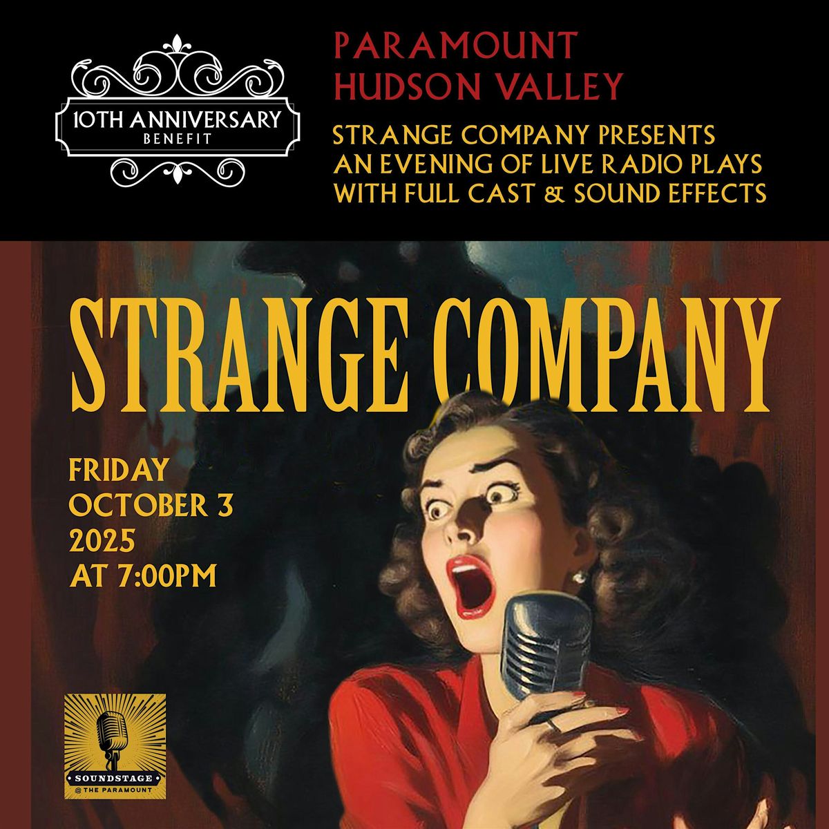 Soundstage at the Paramount: Strange Company presents An Evening of Radio P