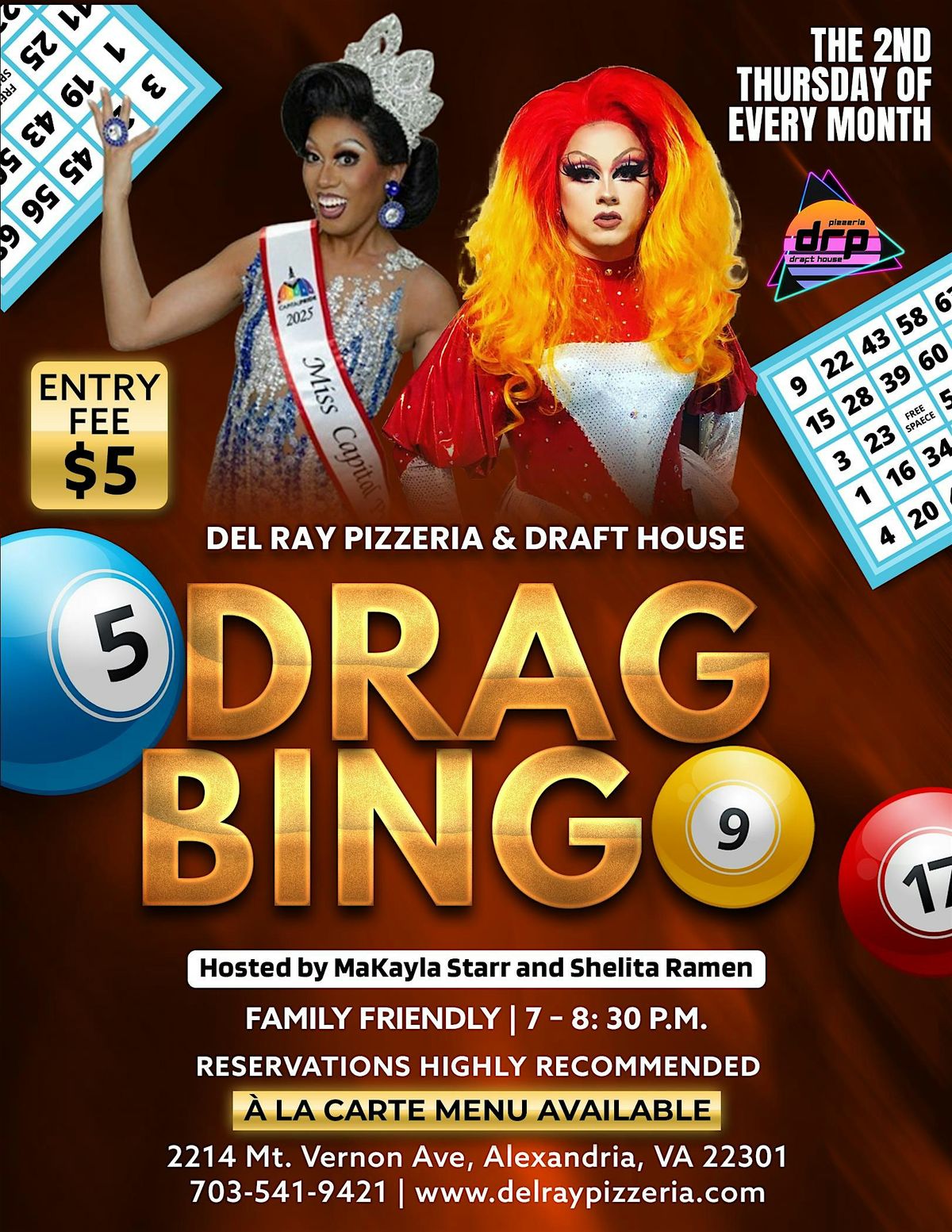 September Drag Bingo at DRP