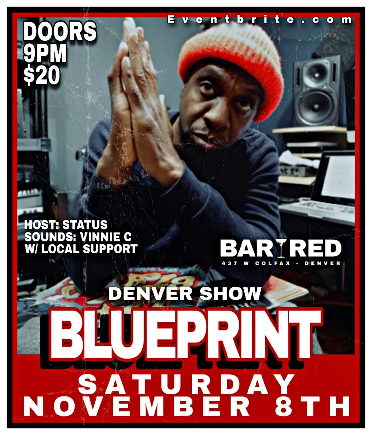 BLUEPRINT 'Live' at Bar Red (w\/ Special Guests)