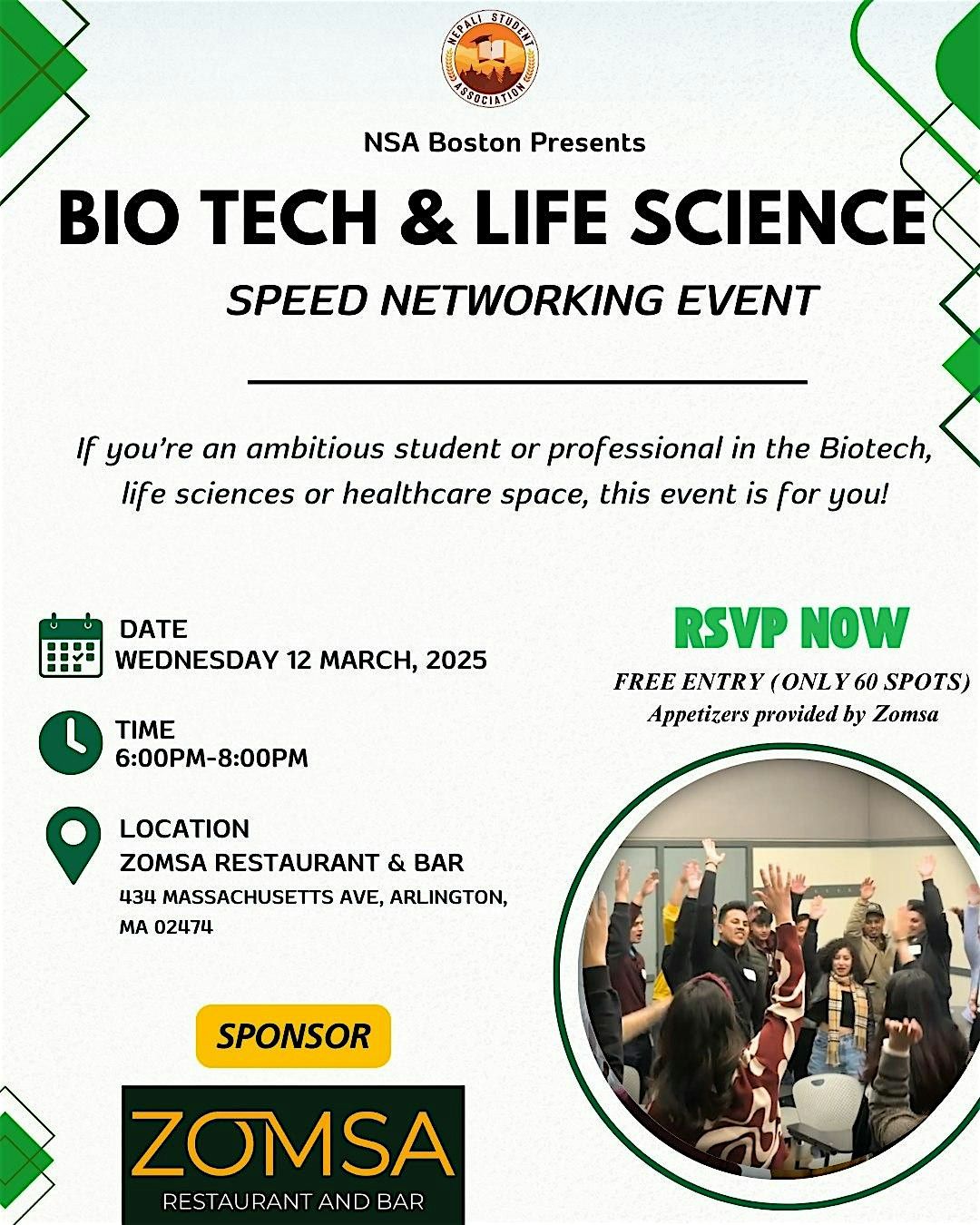 NSA Boston | BioTech & Life Sciences Networking Event