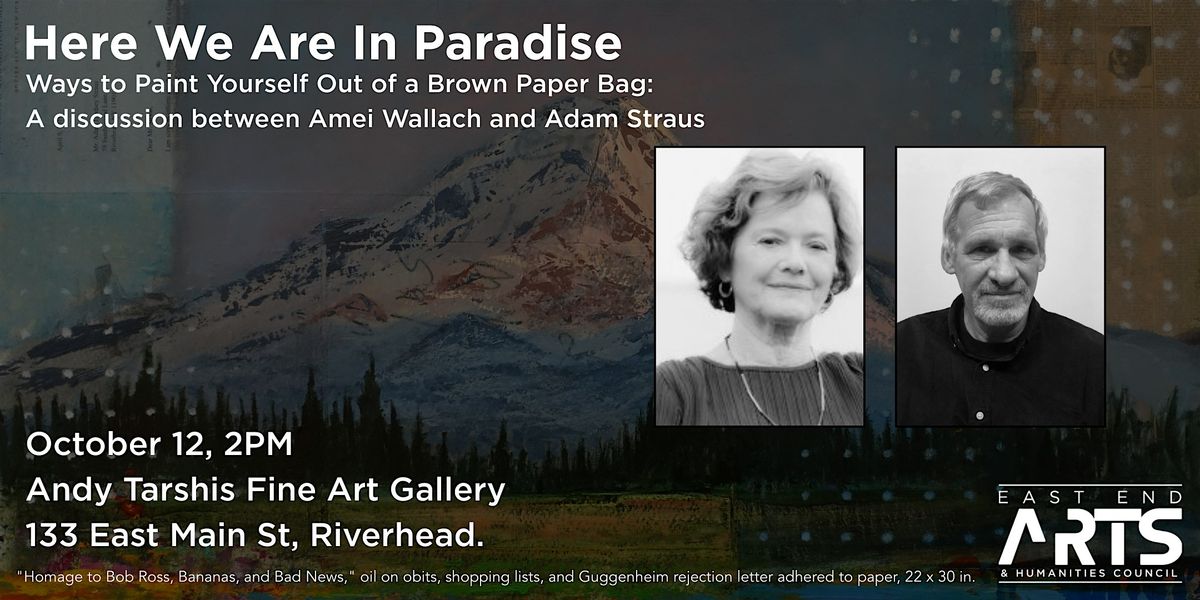 Gallery Talk between Amei Wallach and Adam Straus