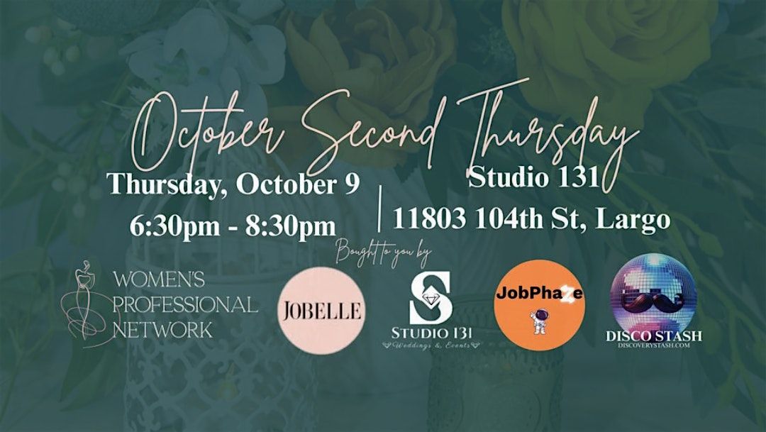 Women\u2019s Professional Network - 2nd Thursday Event