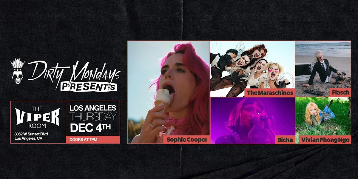 DIRTY MONDAYS PRESENTS: SOPHIE COOPER