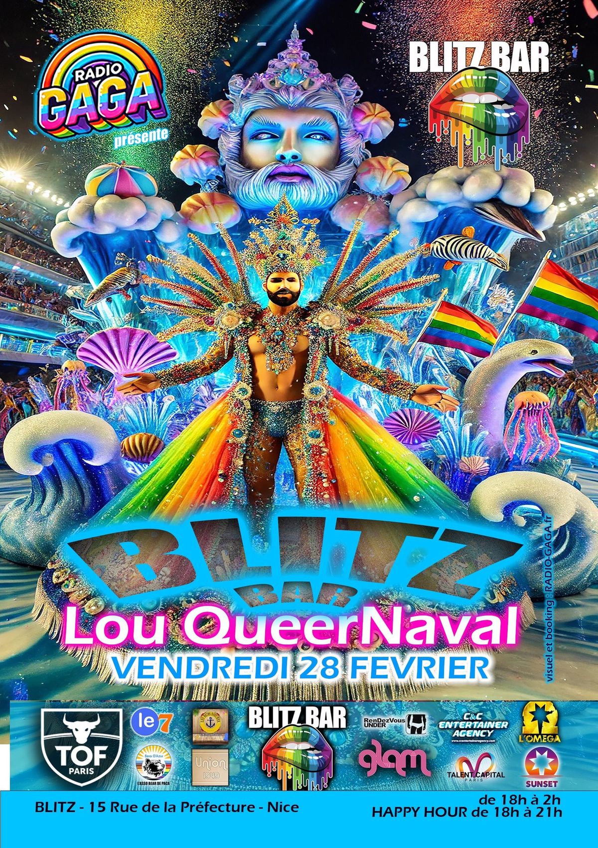 LOU QUEERNAVAL @ BLITZ - Nice